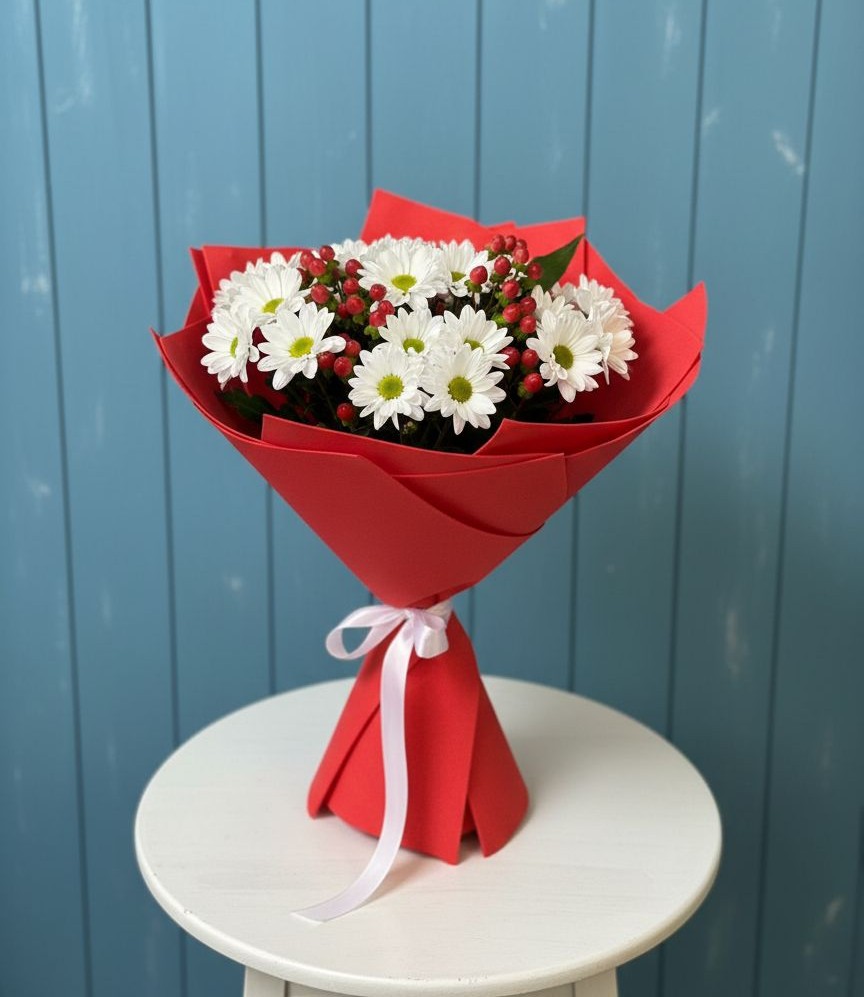 Букет цветов из: Хризантемы в Калаче-на-Дону