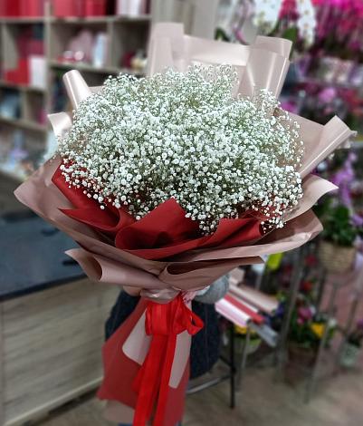 Букет цветов из: Гипсофила в Калаче-на-Дону