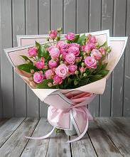 Букет Розовый кустик в Калаче-на-Дону