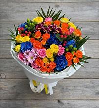 Букет цветов из:  Розы и Хризантемы в Калаче-на-Дону