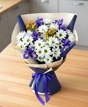 Букет цветов из:  Розы, Ирисы и Хризантемы #REPLACE_PRED# Калаче-на-Дону