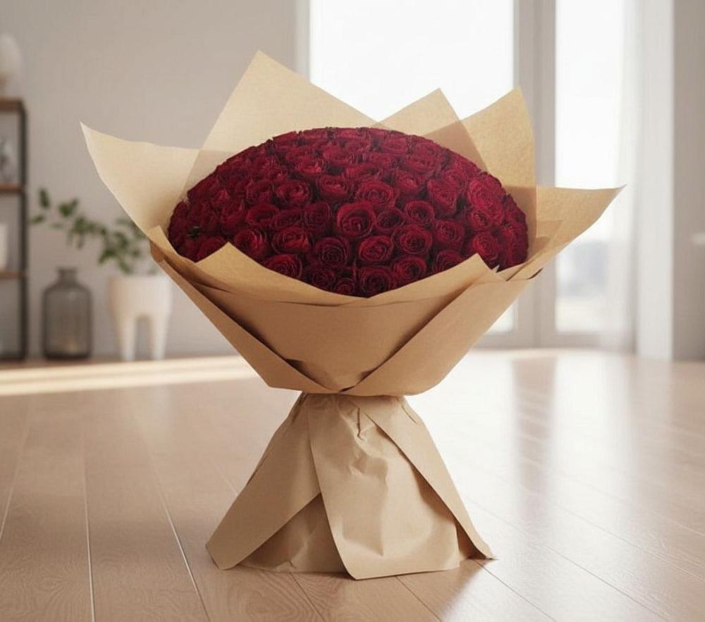 Букет 101 Красная роза в Калаче-на-Дону