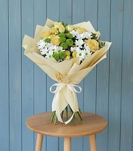 Букет цветов из:  Хризантемы и Розы #REPLACE_PRED# Калаче-на-Дону