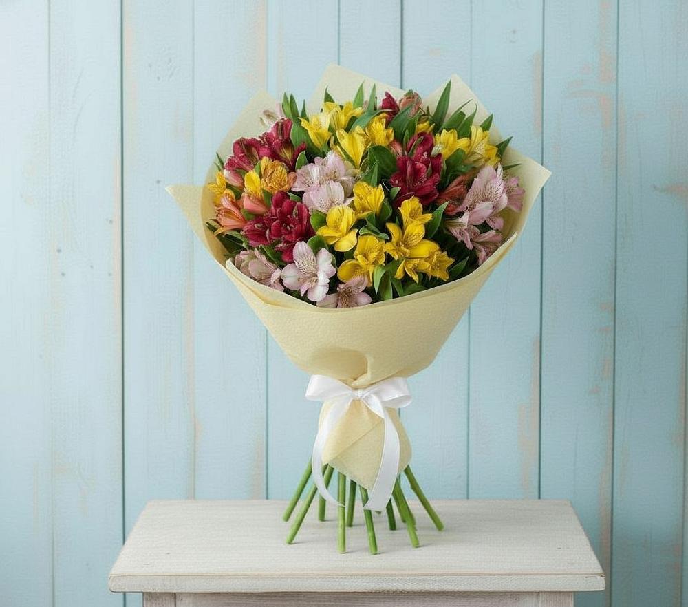 Букет цветов из: Альстромерии в Калаче-на-Дону