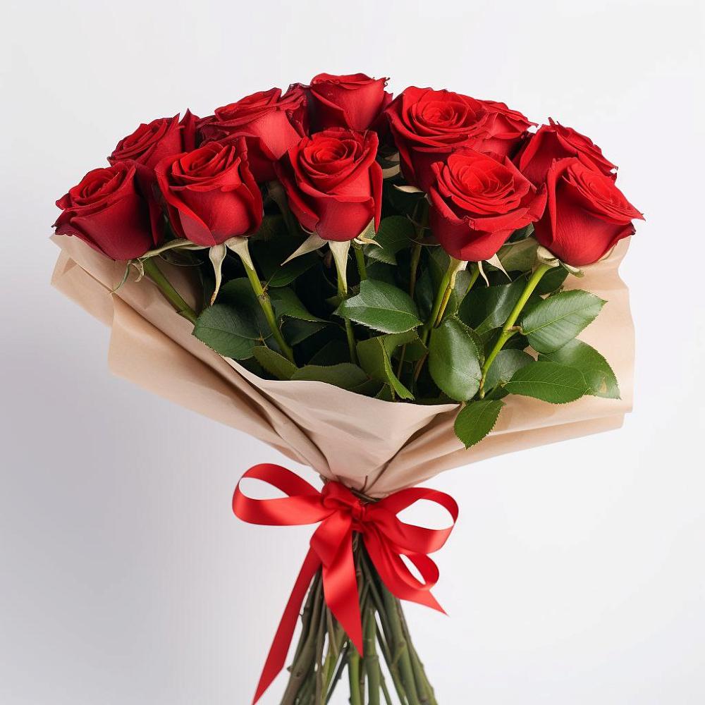Букет 11 Красных роз Эдлесс Лав в Калаче-на-Дону